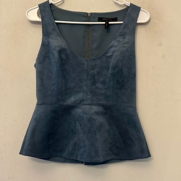 BCBGMAXAZRIA cornflower blue sleeveless tank Size XS - Picture 1 of 8